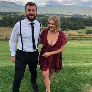Silk Zimmerman burgundy dress (worn once!)